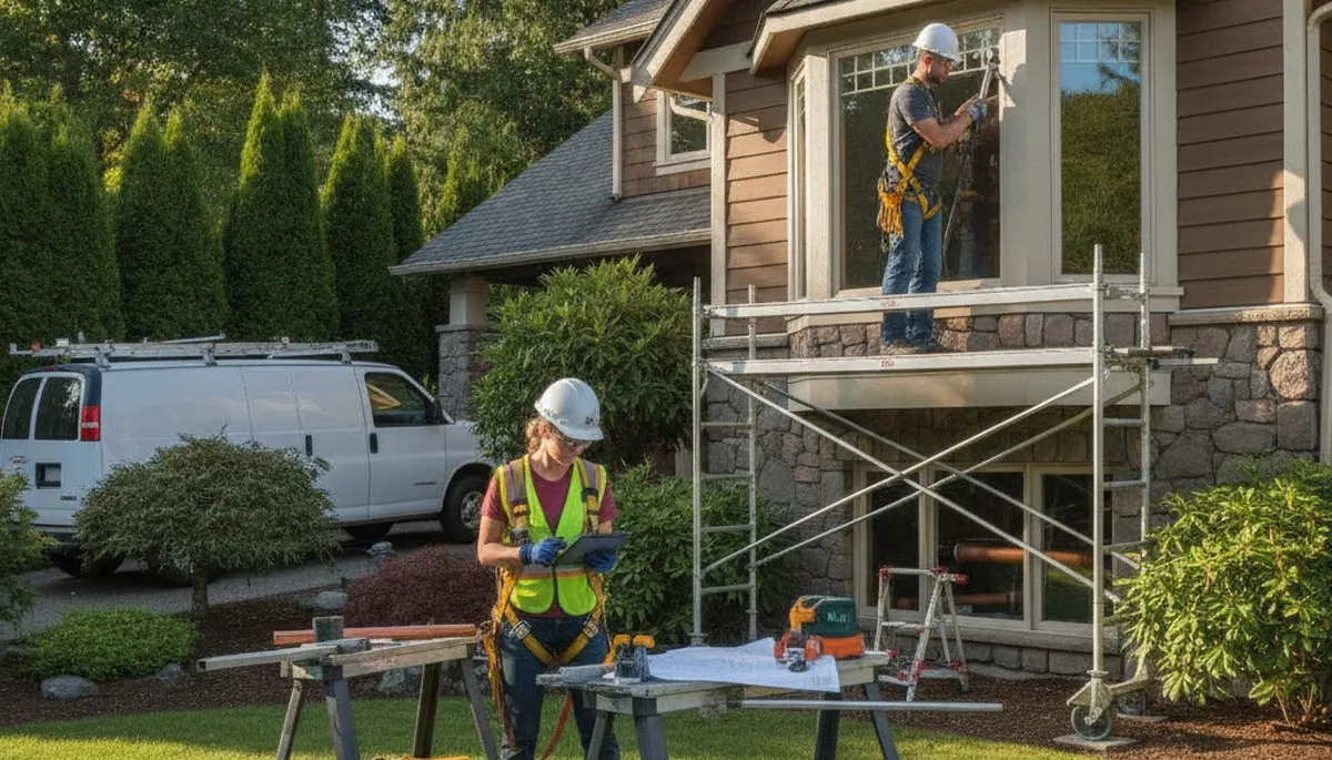 Plumber repairing pipes in Vancouver, WA for local plumbing repair service