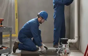 Sump pump installation for Vancouver, WA home basement flood protection